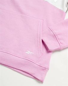 img 2 attached to 👧 Stylish Reebok Girls Jogger Set Sweatshirt: trendy clothing that keeps girls active