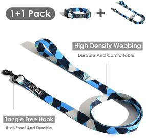 img 2 attached to 🐶 Adjustable Girl Dog Collars and Leash Set for Small to Medium Dogs and Cats - Matching Puppy Collar and Leash