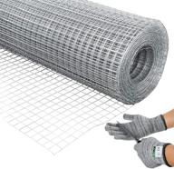 36-inch x 100-foot 1/2-inch hardware cloth, 19 gauge galvanized welded cage wire, poultry hardware cloth wire mesh, square metal chicken snake fencing, gopher proof fence, raccoon rabbit pen, gutter… logo