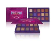 introducing ccolor twilight: a professional 15 color eyeshadow palette with highly pigmented, purple blueish shades logo