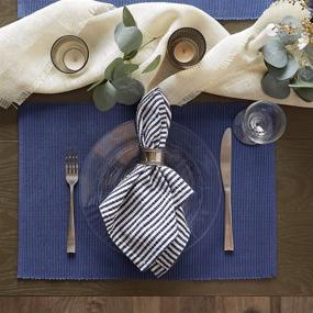 img 2 attached to 🍽️ DII Cotton Ribbed Placemat French: Enhance Your Dining Experience!