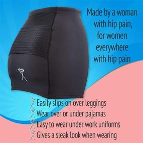 img 2 attached to Alki Active Hip Pain Relief Band for Women - Premium Hip Support & Compression Wrap with Pocket (X-Large)