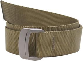 img 1 attached to Bison Designs Subtle Clinch Graphite Men's Accessories for Belts