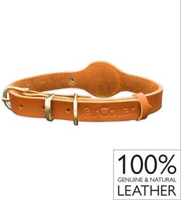 img 3 attached to 🐶 AirCollar Dog Collar with Apple AirTag 2021: Ultimate Protection for Your Pup – Premium Leather Design, Prevents Loss – Secure Pocket, Comfortable Fit