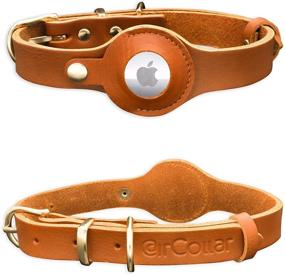 img 4 attached to 🐶 AirCollar Dog Collar with Apple AirTag 2021: Ultimate Protection for Your Pup – Premium Leather Design, Prevents Loss – Secure Pocket, Comfortable Fit