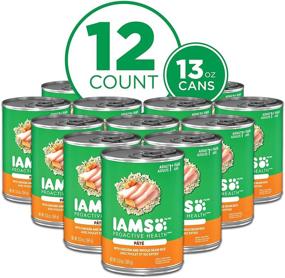 img 3 attached to 🐶 IAMS PROACTIVE HEALTH Wet Dog Food, 12 pack 13 oz. Cans