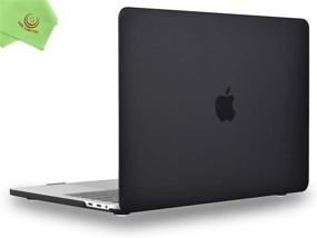 img 4 attached to 🖥️ UESWILL MacBook Pro 16 inch Case Cover Black: Smooth Matte Hard Shell, Touch Bar & USB-C, Model A2141, 2019 2020 Release