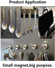 img 1 attached to 🧲 Versatile Magnetic Hanging System: FINDMAG Kitchen Workplace Industrial Hardware and Hooks