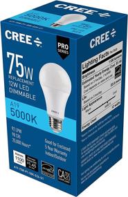 img 3 attached to Cree Lighting A19 75W P1 50K E26 U1 с регулируемой яркостью 1 упаковка