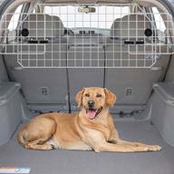 🐾 gtongoko adjustable dog car barriers - heavy duty wire mesh universal vehicle separator for suvs, cars, and vehicles - pet compartment door ensuring safety in cargo area of vehicle trunk logo