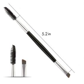 img 3 attached to Enhance Your Eyes with Eyebrow and Eyelash Brush Spoolie Brushes (Style-2)