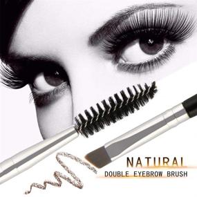 img 2 attached to Enhance Your Eyes with Eyebrow and Eyelash Brush Spoolie Brushes (Style-2)