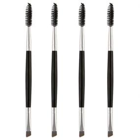 img 4 attached to Улучшите свой внешний вид с кистями для бровей и ресниц "Eyebrow and Eyelash Brush Spoolie Brushes (Style-2)