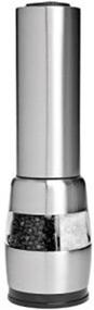 img 1 attached to 🧂 Ultimate Stainless Steel Electric Salt and Pepper Mill: Deluxe Combination Set