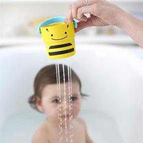 img 3 attached to Zoo Stack & Pour Buckets by Skip Hop - Fun Baby Bath Toy