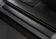 🚪 genuine toyota parts - door sill dcab taco (pt747-35201-02), black logo