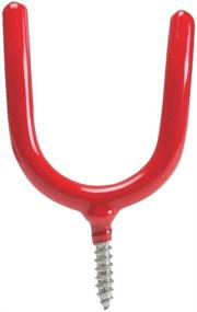 img 2 attached to AIYoo Heavy Duty Multi-Purpose Hooks Set - Organize Your Garage, Shed, or Utility Room with Screw-In Storage Hooks - Vinyl Coated, Red Pack of 6