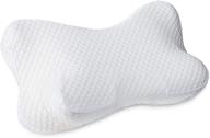 dyd memory foam bed pillows: patented design for supportive & neck pain relief, perfect for back/side/stomach sleepers. orthopedic neck pillow with washable cover. logo