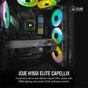 img 1 attached to 🌬️ Corsair iCUE H150i Elite Capellix Liquid CPU Cooler: Enhancing Performance and Cooling Efficiency