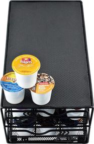 img 1 attached to Simplify Your Coffee Routine with Southern Homewares 36 Pod Storage Drawer for Keurig K-Cups