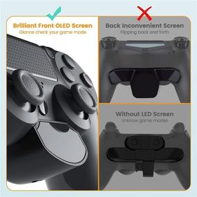 img 1 attached to 🎮 Enhance Your PS4 Gaming Experience with OBKBO PS4 Paddles: Wireless Back Button Attachment, MODS & OLED Screen