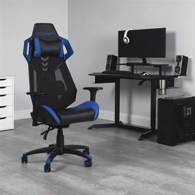 img 1 attached to 🔵 Blue RESPAWN RSP 200 Racing Style Gaming Chair