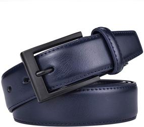 img 3 attached to Beltox Leather Dress Belts Buckle