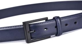 img 1 attached to Beltox Leather Dress Belts Buckle