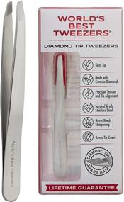 img 4 attached to Worlds Best Tweezers Diamond Tweezer