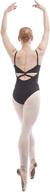 🩰 dance favourite twisted cross-over back girls ballet leotards: elegant and functional dancewear for young performers логотип