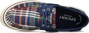 img 2 attached to 👞 Sperry Halyard 2 Eye Blue Men's Shoes: Authentic Nautical Style for the Modern Gentleman