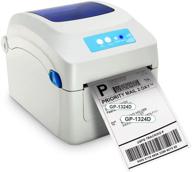 versatile shipping label printer for amazon, ebay, shopify, and more: barcode thermal direct printer with 4x6 inch labels (not compatible with mac) logo