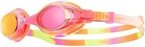 img 1 attached to TYR Swimple Tie Dye Kids' Fit Swimming Goggles