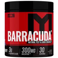 maximize testosterone, libido, and strength with mts nutrition barracuda - blue raspberry powerhouse! logo