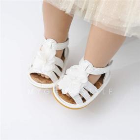 img 3 attached to 👶 Rubber Sole Outdoor Baby Boys Girls Sandals: Perfect Summer Shoes for First Walkers and Toddlers