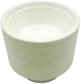 img 2 attached to 🌱 50 Pack 16oz Compostable Bowls – Eco Friendly Biodegradable, Made of Bagasse Sugar Cane Fibers, Disposable Paper Bowls, Natural Premium Bagasse Bowls