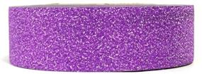 img 2 attached to 🎀 Vibrant Purple Shimmer Washi Masking Tape by Wrapables - Colorful Patterned Decorative Tape