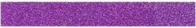 img 1 attached to 🎀 Vibrant Purple Shimmer Washi Masking Tape by Wrapables - Colorful Patterned Decorative Tape