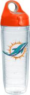 🐬 tervis insulated tumbler cup 24oz - made in usa, double walled for miami dolphins fans, keeps drinks cold & hot, with primary logo logo