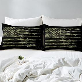 img 1 attached to Camouflage Pattern American Breathable Bedspread