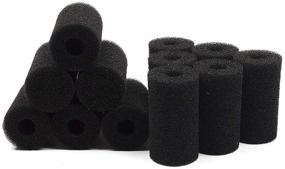 img 2 attached to 🐠 12-Pack Qzbhct Pre Filter Sponge Foam Rolls for Fluval Edge Aquarium Fish Tank Accessories