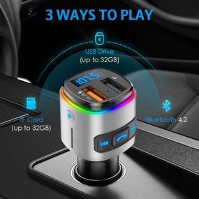 img 3 attached to Upgraded Bluetooth Transmitter Charging Hands Free Accessories & Supplies