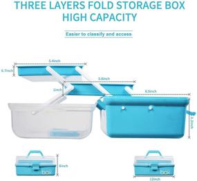 img 3 attached to Three Layer Multipurpose Organizer Supplies Medicine