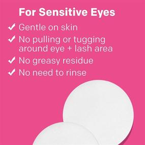 img 2 attached to 👀 Almay Biodegradable Oil-Free Micellar Eye Makeup Remover Pads - Hypoallergenic & Cruelty-Free - Fragrance-Free Cleansing Wipes - Value Pack (2-Pack)