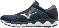 mizuno horizon frost grey phantom men's running shoes logo