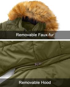 img 1 attached to YXP Womens Hooded Removable X Large Women's Clothing for Coats, Jackets & Vests
