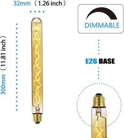 img 1 attached to Tuneucle Edison Bulbs，T10 Bulb Equivalent