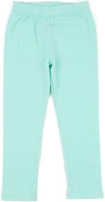 img 1 attached to 👧 Leveret Girls Legging Cotton Ankle Length Pants: Vibrant Variety for Kids & Toddlers (Toddler-14 Years)