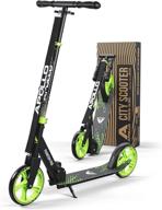 🛴 apollo foldable kick scooter for adults, teens & kids - xxl wheels, led light up wheel options - scooter for adults up to 220 lbs, suitable for ages 6+ years logo