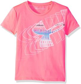 img 2 attached to Girls' Clothing: Under Armour Little Wordmark Sleeve